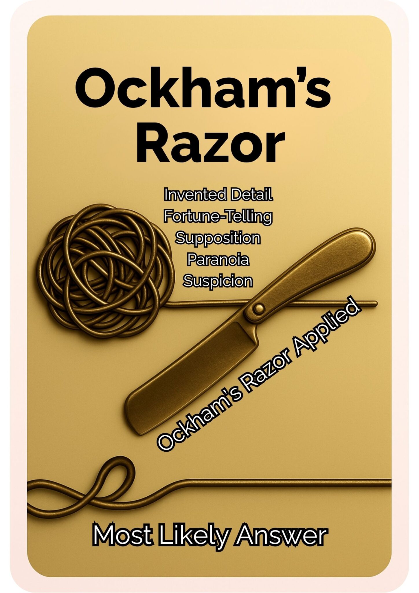 Ockham's Razor - Human Upgrade